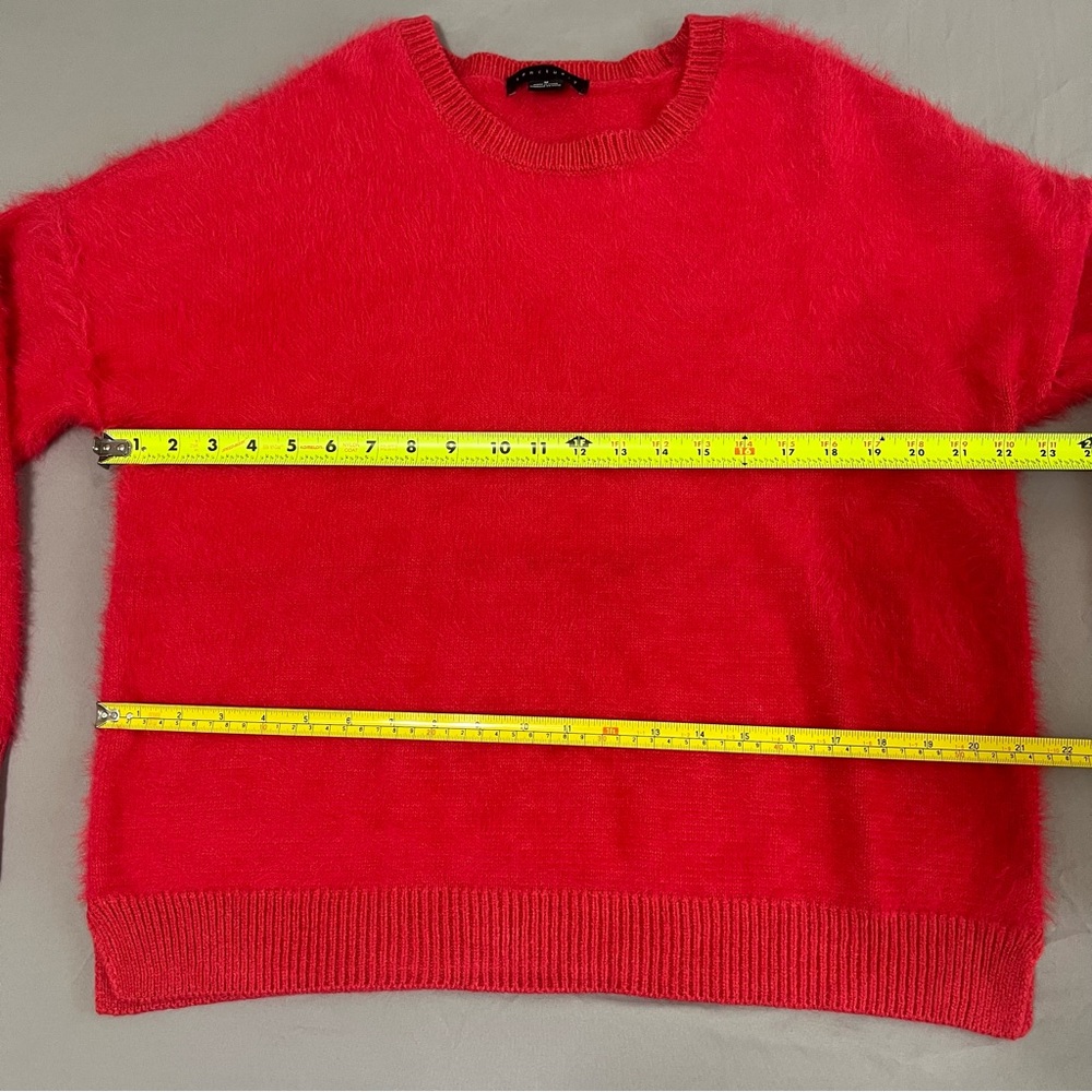 SANCTUARY FLUFF IT UP SWEATER ROUGE Size M - Picture 12 of 14
